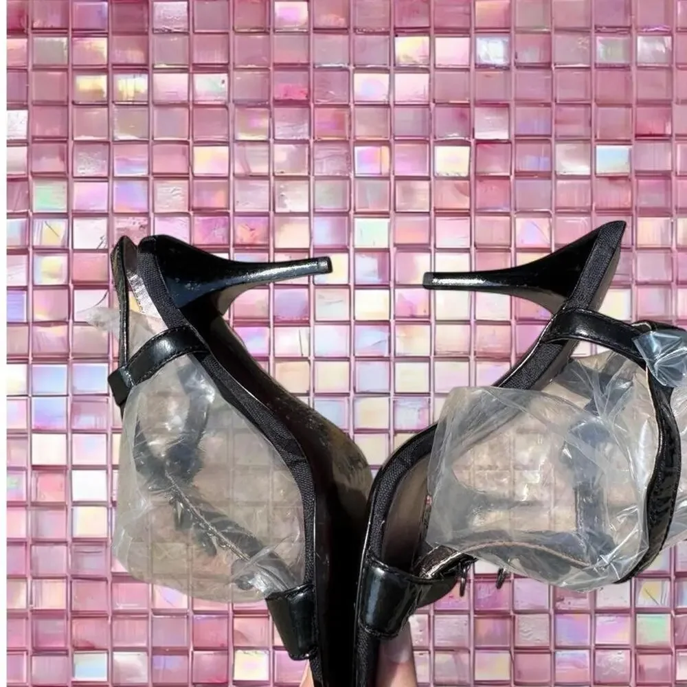 Rare coach black sandals with